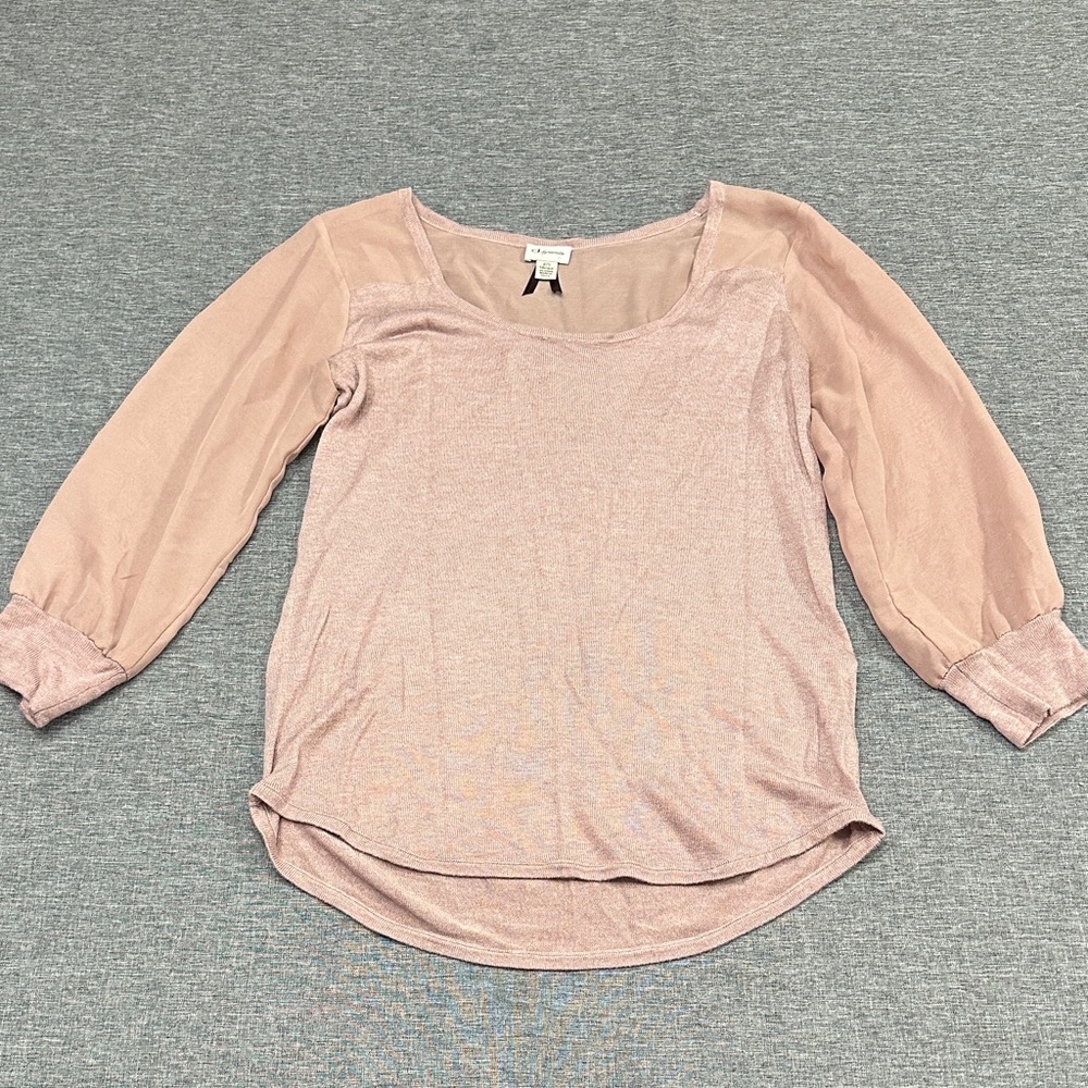Dynamite Blush Pink Blouse